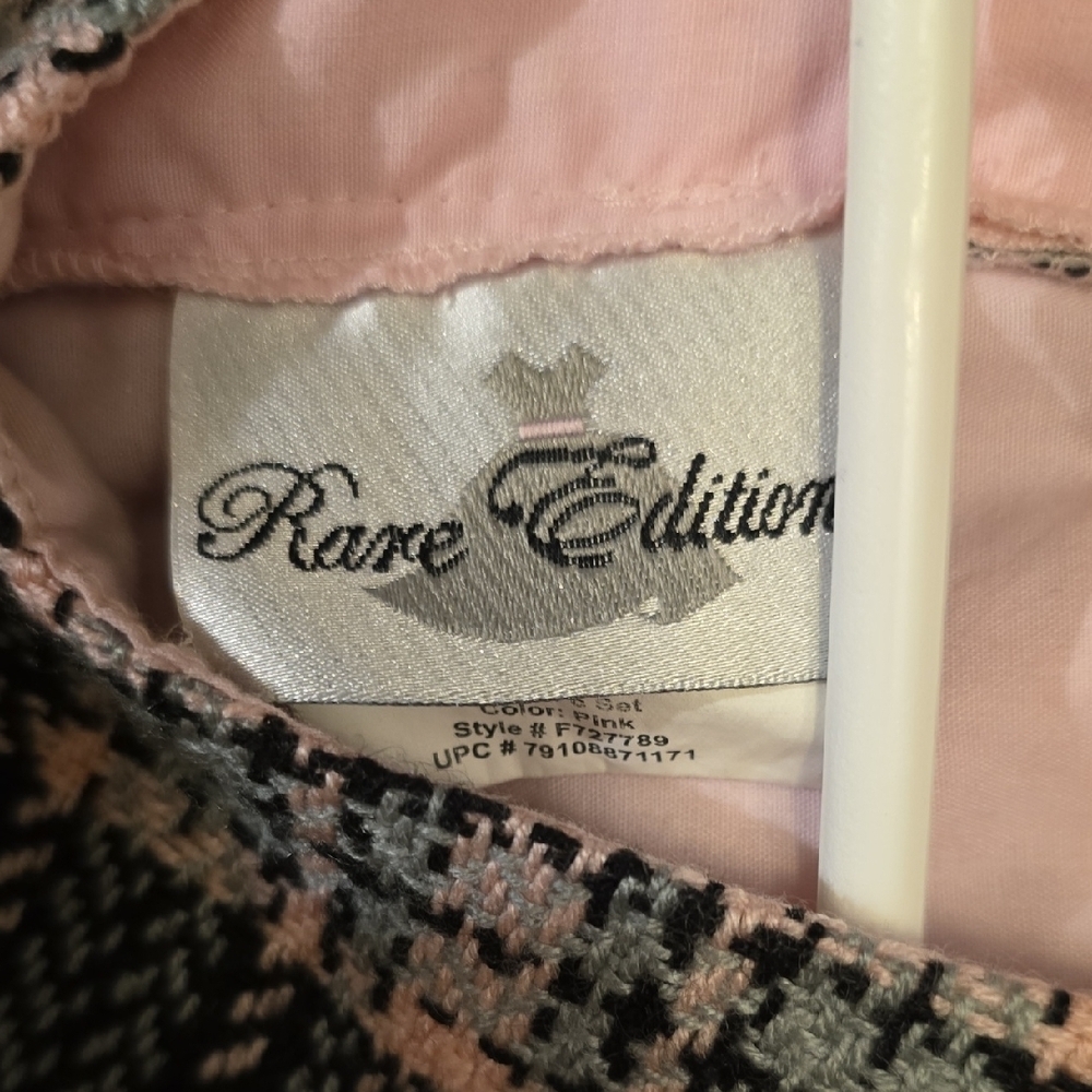 Rare Editions Plaid Dress with Belt - Picture 2 of 10